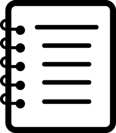 Notebook Of Spring With Lines Page Vinyl Svg File, Free Vectors File